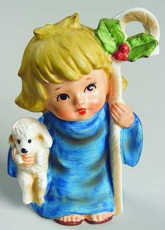Lefton Figurines Shepherd Boy-Blue - Boxed