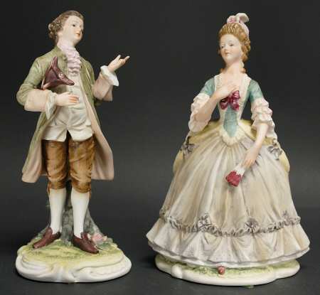 Lefton Figurines Old Masters Pair - Boxed