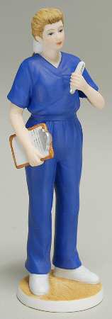 Lefton Figurines Nurse With Thermometer - Boxed