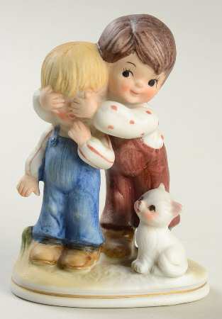 Lefton Figurines Guess Who - With Box Bx362