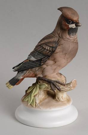 Lefton Figurines Bohemian Waxwing - Boxed