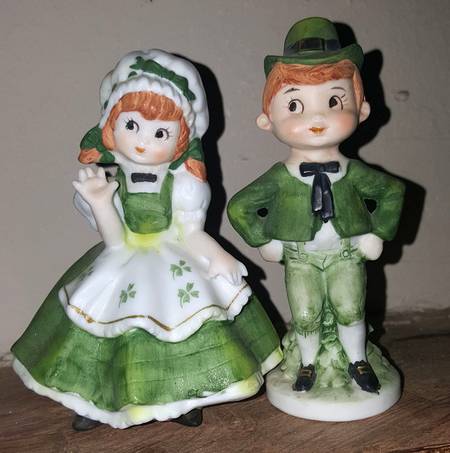 Lefton Figurines Irish Couple - No Box