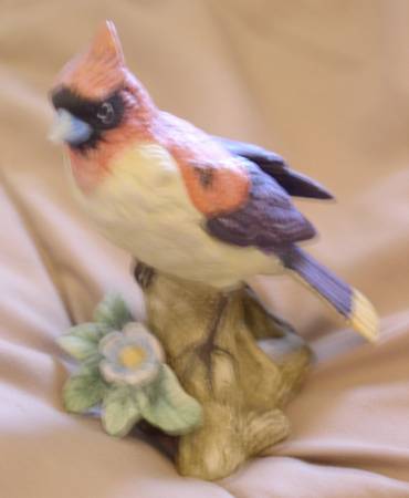 Lefton Figurines Cedar Waxwing - No Box