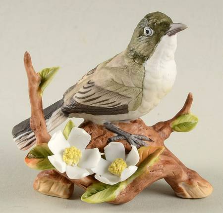 Lefton Figurines Bird And Flower - No Box