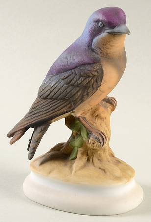 Lefton Figurines Purple Martin - No Box