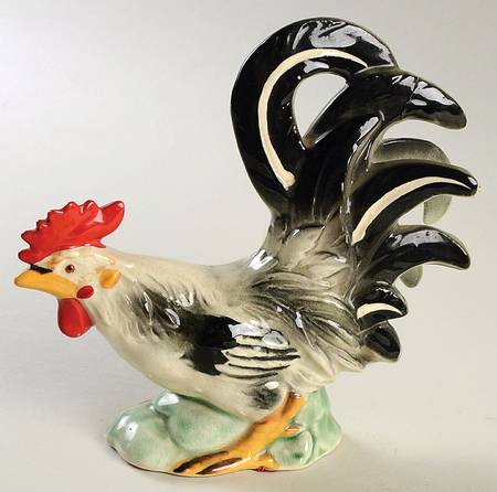 Lefton Figurines Roaster-Head Down - No Box