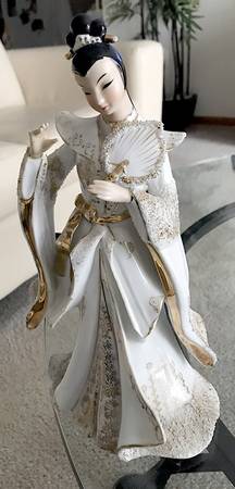 Lefton Figurines Oriental Lady - No Box