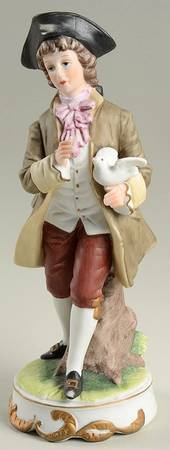 Lefton Figurines Man With Dove - No Box