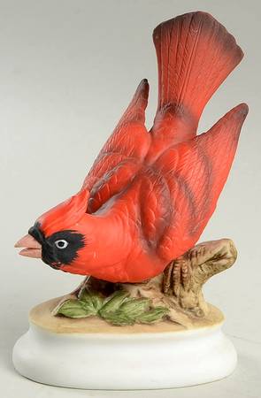 Lefton Figurines Cardinal-Head Down - No Box