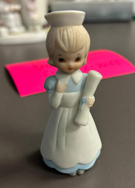 Christopher Collection Figurines and Giftware Nurse Holding Diploma - No Box
