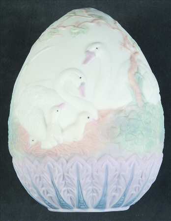 Annual Egg 1994-Swan & Cygnets - Boxed