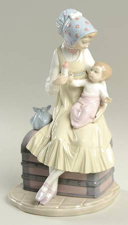 Women and Children Feeding Her Son - Boxed