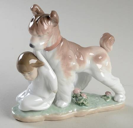 Children with Animals Safe And Sound-Big Dog With Baby Girl - Boxed