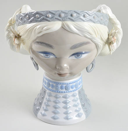 Girl's Head Set Byzantine Head - With Box
