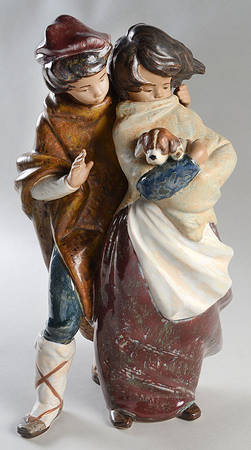 Children with Animals Facing The Wind - No Box