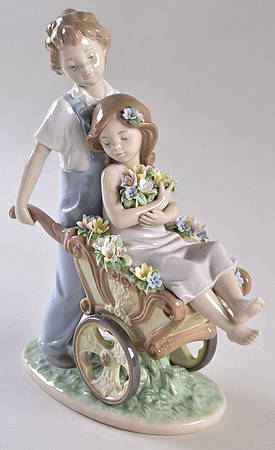 Children with Flowers The Prettiest Of All - Boxed