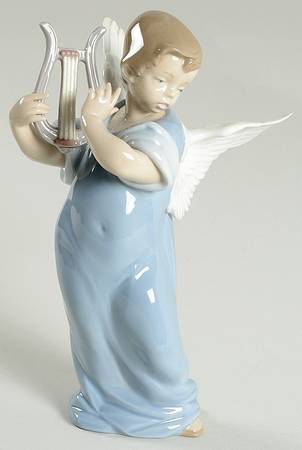 Angels and Cherubs Angel With Lyre - With Box 53