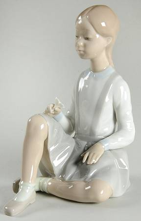 Children with Flowers Girl With Flower - Boxed