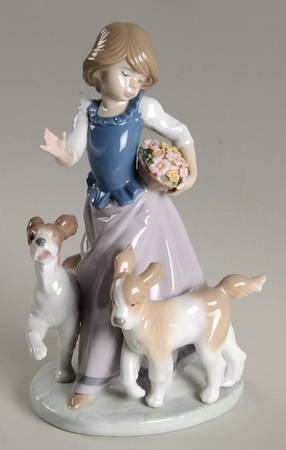 Children with Animals Out For A Romp - Boxed