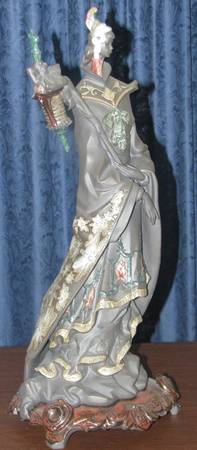 Asian Inspiration Oriental Fantasy With Brooch - Boxed