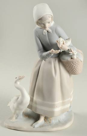 Shepherd and Shepherdess Shepherdess With Ducks - Boxed