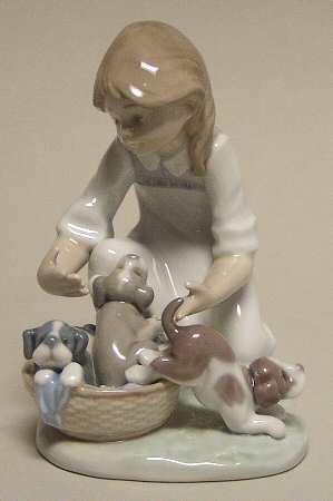 Children with Animals Joy In A Basket - Boxed