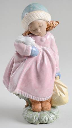 Children with Animals Snuggle Bunny - With Box Bx314
