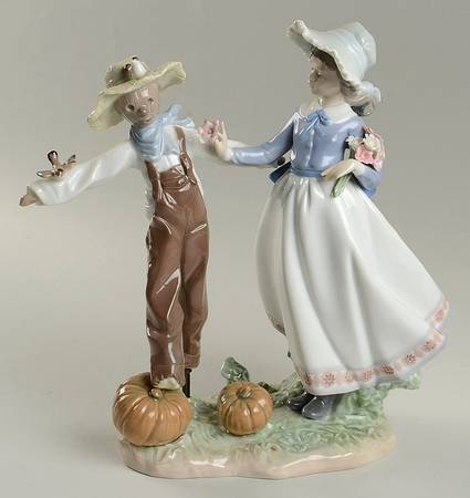 Young Women Scarecrow And The Lady - Boxed