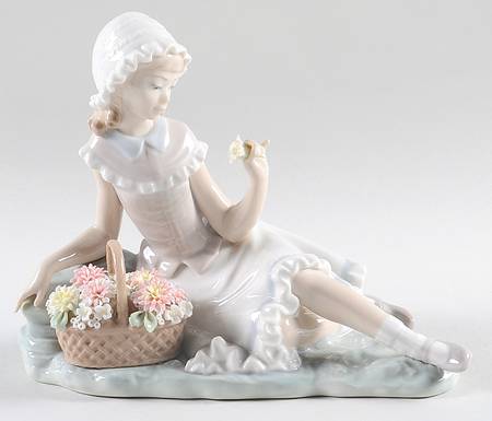 Children with Flowers Admiration - Boxed