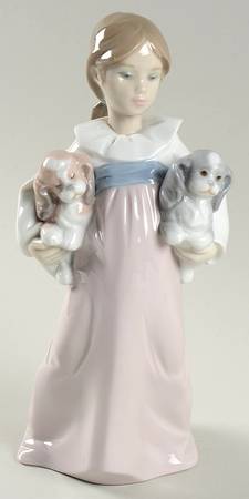Children with Animals Arms Full Of Love - With Box