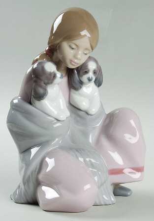 Children with Animals Snuggle Up - No Box