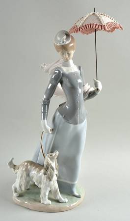 Women with Dogs Lady With Shawl - Boxed