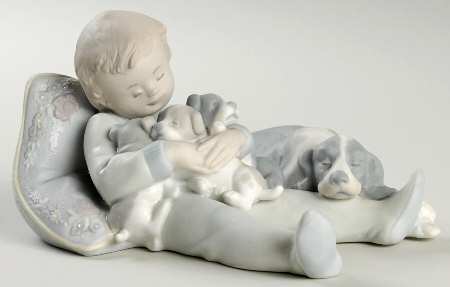 Children with Animals Sweet Dreams - No Box