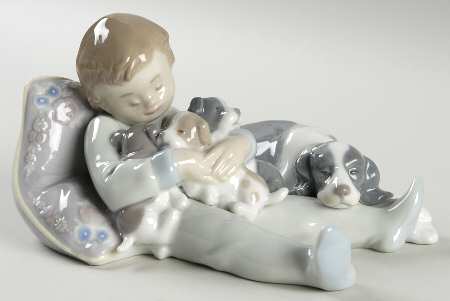 Children with Animals Sweet Dreams - Boxed