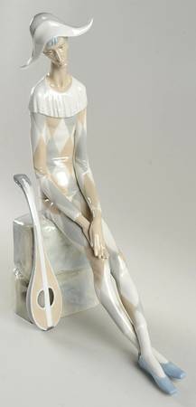 Commedia Dell'Arte Sad Harlequin - Boxed