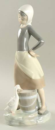 Women Working Girl W/Milk Pail - Boxed