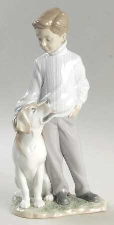Children with Animals My Loyal Friend-Boy With Dog - Boxed