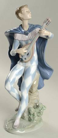 Commedia Dell'Arte Serenading Colombina - Boxed