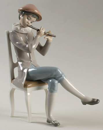 Musical Boy With Flute - Boxed