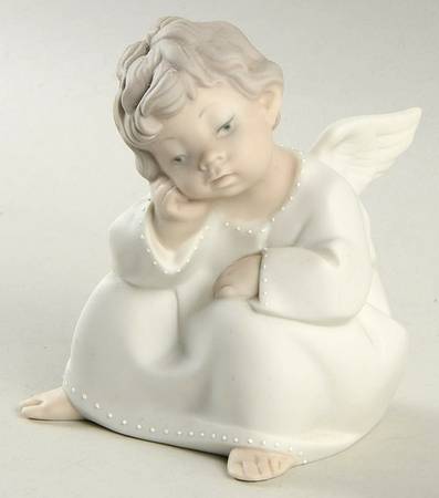 Little Angels in White Angel Thinking-Dots - No Box