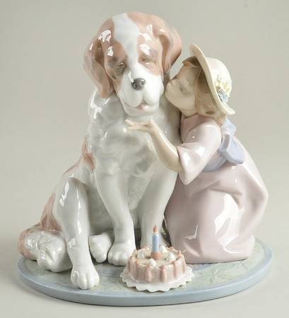 Children with Animals A Birthday Kiss - Boxed