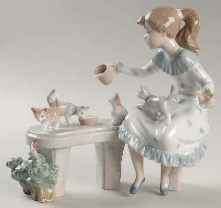 Children with Animals Meal Time - Boxed