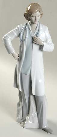 Professionals Female Doctor-Hand On Hip - No Box