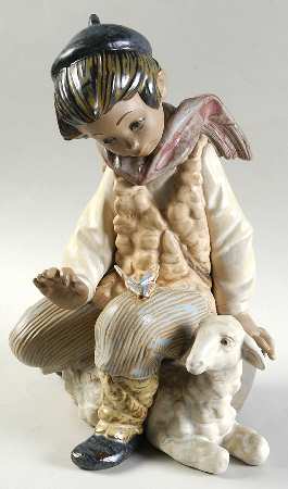 Children with Animals Tender Moment - Boxed