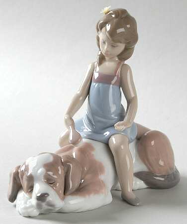 Children with Animals Contented Companion - No Box