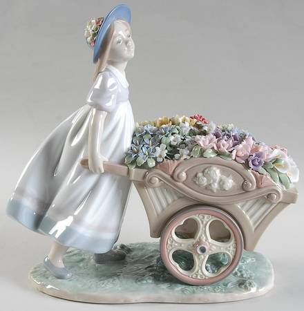 Children with Flowers Love's Tender Tokens - Boxed