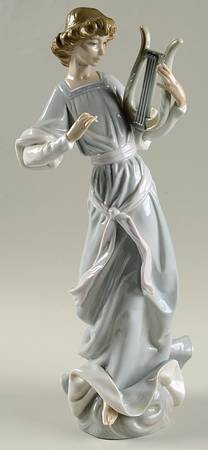 Angels and Cherubs Angel With Lyre - No Box