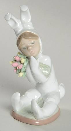 Bunny Boy Spring Flowers - Boxed