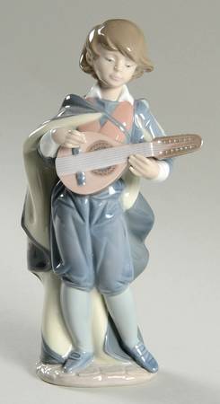 Musical Young Mandolin Player - Boxed