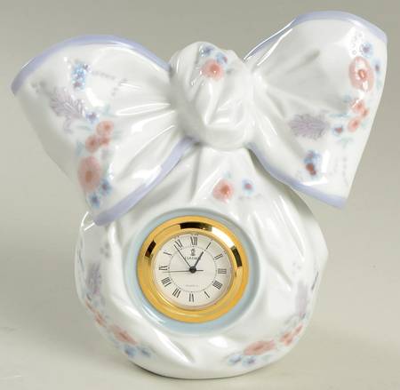 Lladro Clocks Bow - Boxed